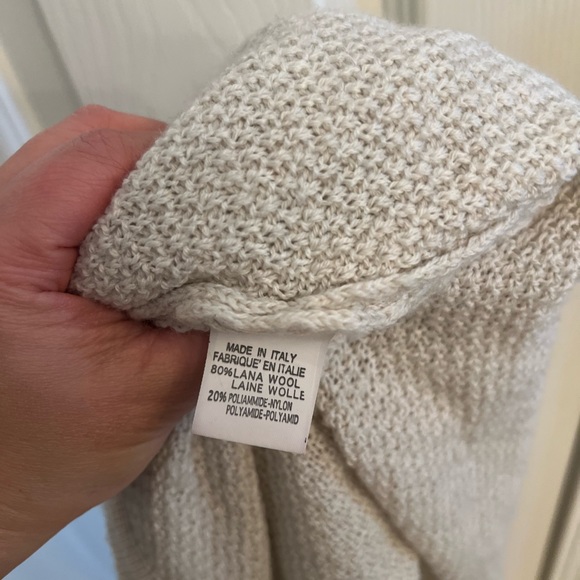 Brandt Melville Cream Carolina Cardigan. - Picture 7 of 8